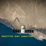 satellite over coastline